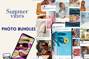 Summer Vibes Stock Photo Bundle, a Beauty & Fashion Photo by MOAROShop