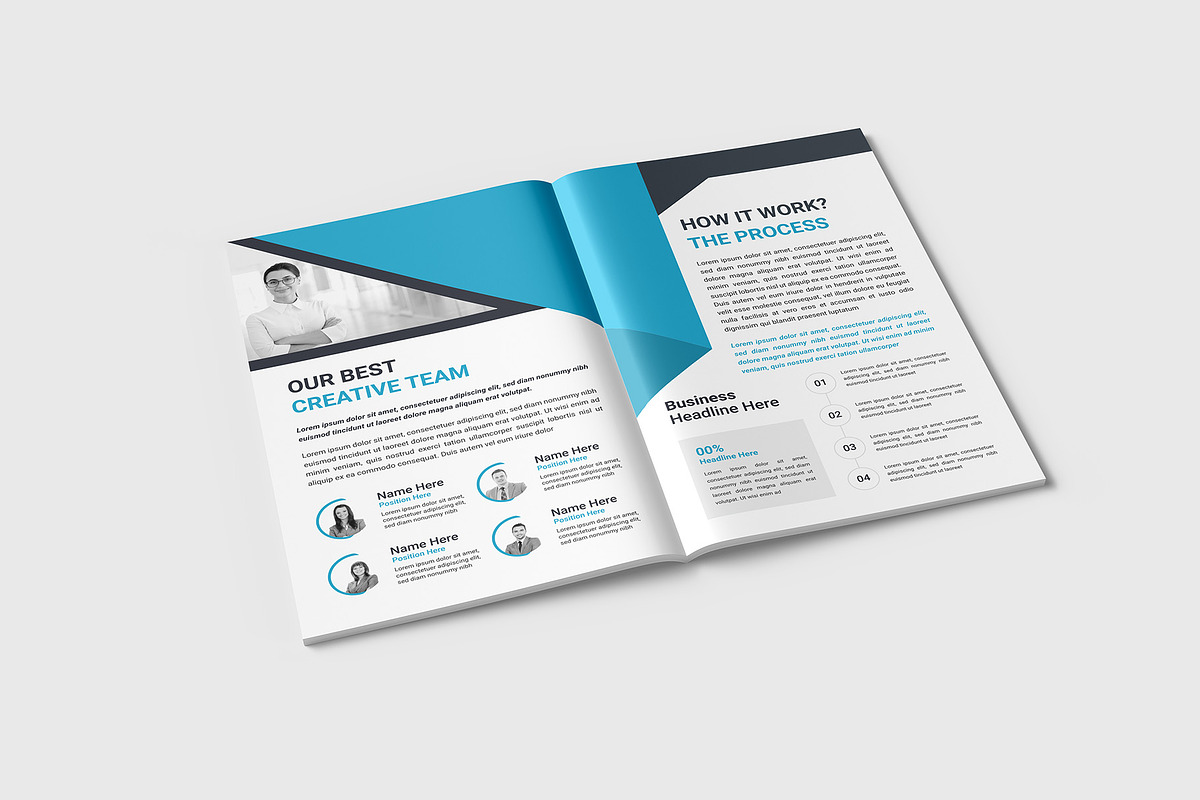 5.5x8.5 Brochure / Catalogue Mockup, a Books & Magazine Mockup by Illusiongraphic (Photo 11 of 22)