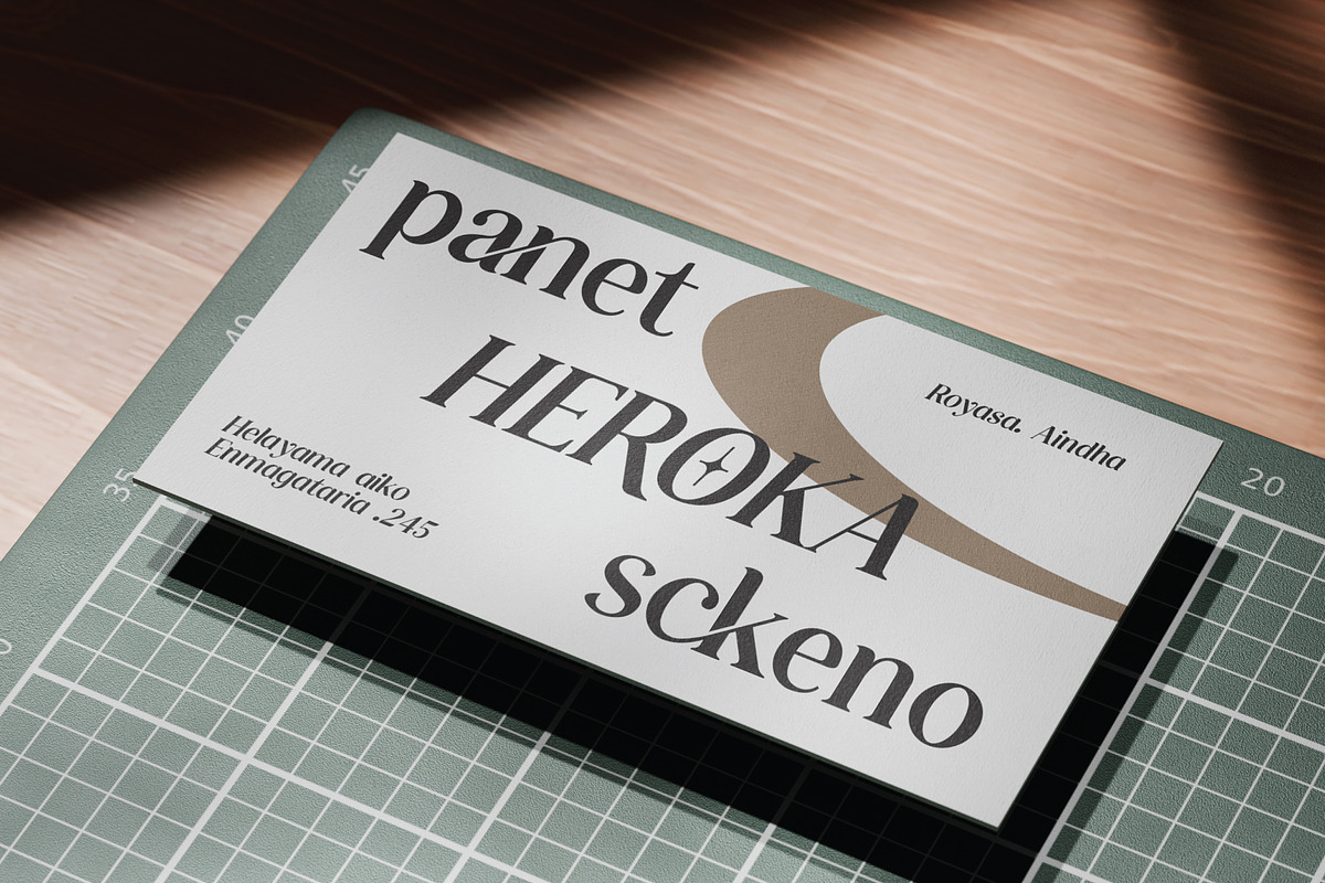 Chamisty Qaligh - Modern Serif, a Serif Font by Lettermine (Photo 10 of 10)