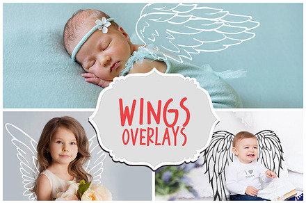 42 Angel Wings Overlays