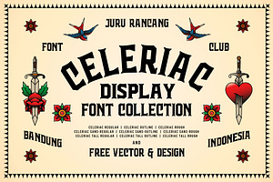 Celeriac + Bonus, a Font by Juru Rancang Studio