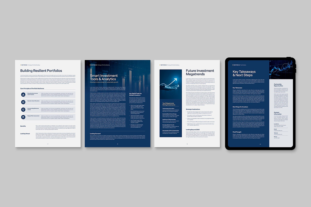 Ebook / Digital Brochure Template, a Brochure Template by BrandPacks (Photo 4 of 6)