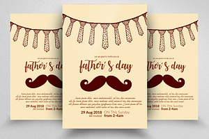 Super Dad Father Day Flyer Template, a Poster Template by Design Up