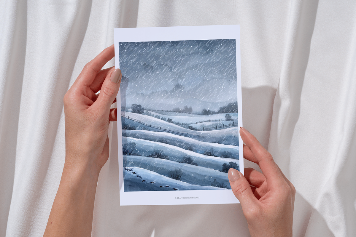 Snowy Dreams Winter Coloring Bundle, a Seasonal Illustration by Daffodil Dream Studio (Photo 7 of 10)