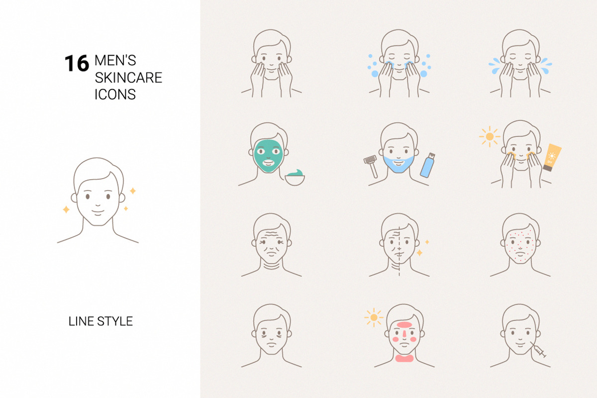 Men's skincare icons, an Icon by mayrum (Photo 1 of 2)