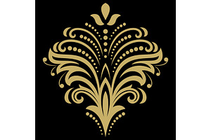 Floral Vector Abstract Pattern, a Decorative Illustration by FineArtStudio
