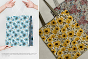 Botanical Summer Flower Pattern Set, a Pattern Graphic by Vibrand Studio (Thumbnail 11 of 12)