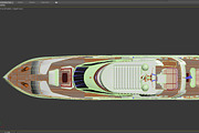 Sunseeker Predator 130 superyacht, a Cars & Vehicle 3D Model by arapps3d (Thumbnail 18 of 21)