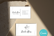 Canva Business Card Template, a Business Card Template by WynterLife Studio (Thumbnail 2 of 4)
