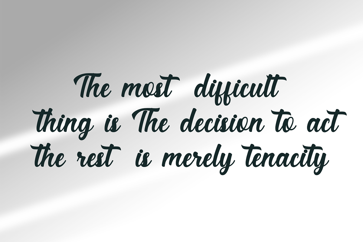 Kintagina Logo Script Font, a Script Font by Basnistudio (Photo 5 of 11)