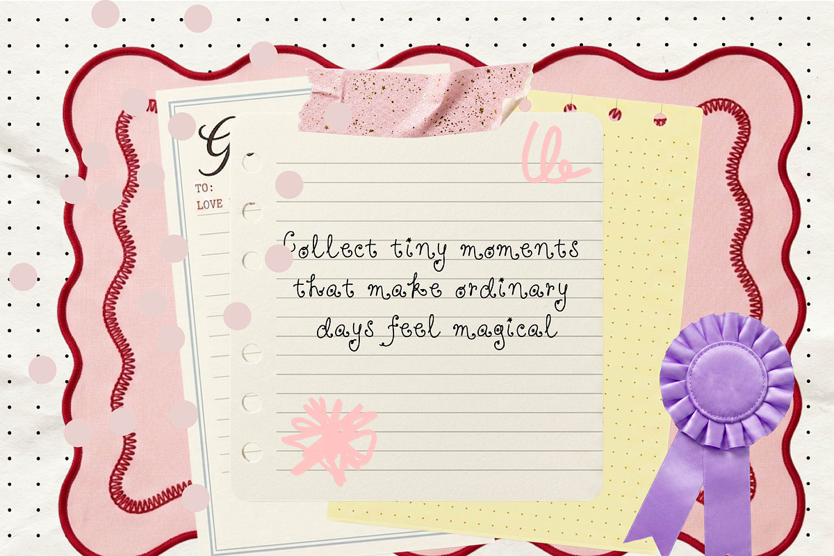 Whimsy - Curly Handwritten Font, a Handwritten Font by DreamoraArt (Photo 2 of 6)