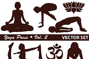 Silhouettes Girl in Yoga pose, an Object Graphic by TAlex (Thumbnail 3 of 6)