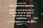 Bold Friends Forever Playful Font, a Script Font by Creacy Studio (Thumbnail 8 of 8)