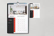 Canva Wall Calendar Layout 2026, a Stationery Template by Pixelpick (Thumbnail 3 of 3)