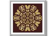 Floral Vector Abstract Pattern, a Decorative Illustration by FineArtStudio (Thumbnail 3 of 3)
