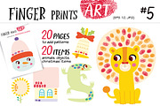 Finger prints ART (part 5), an Animal Illustration by Alena Razumova (Thumbnail 1 of 11)