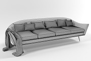 Sofa by Ico Parisi, a Furniture 3D Model by inDahouze (Thumbnail 7 of 8)
