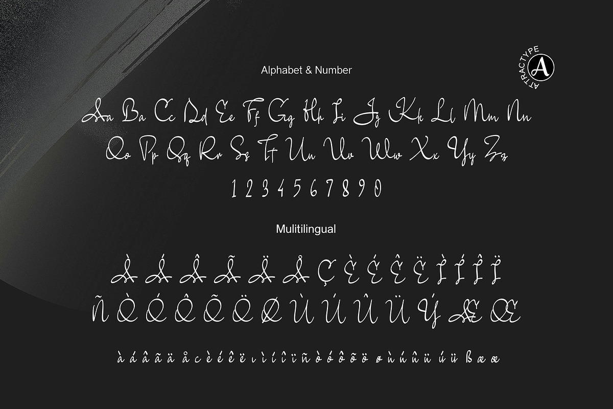 Special Regards Signature Fonts, a Script Font by Attractype (Photo 6 of 8)