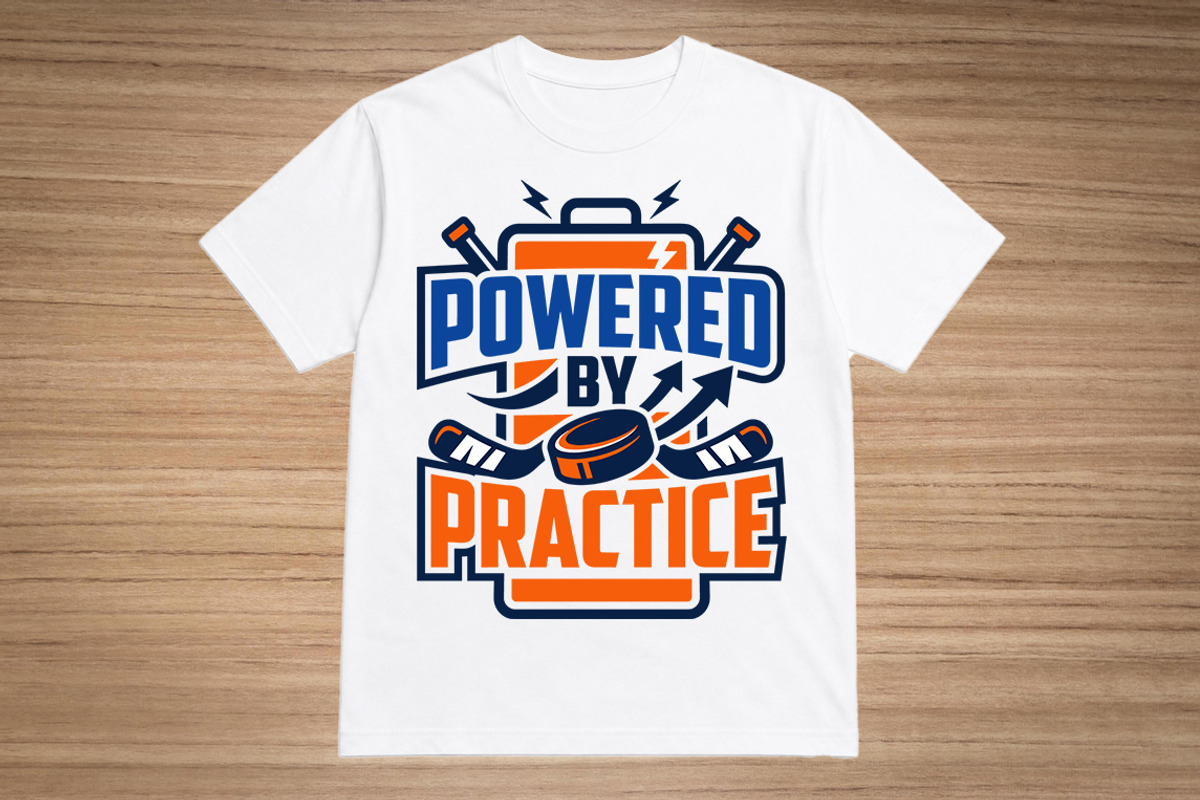 Hockey T-Shirt Design Graphic, an Object Graphic by balal (Photo 1 of 3)