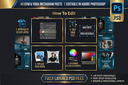 Gym - Fitness - Yoga - Instagram Kit, a Social Media Template by Mohammad Sarfaraz (Thumbnail 3 of 3)