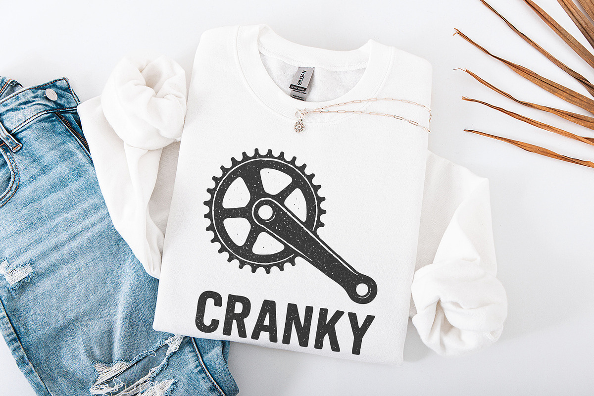 Cranky PNG, Funny Cycling Shirt, an Illustration by SharpMarketplace (Photo 4 of 9)