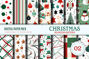 Christmas seamless pattern 02., a Texture Graphic by KENO Mascots