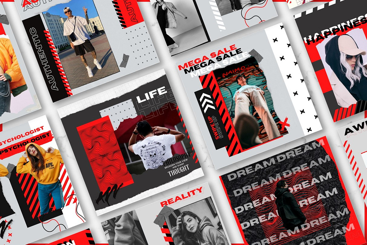 Instagram Canva Template, a Social Media Template by kreatifreya