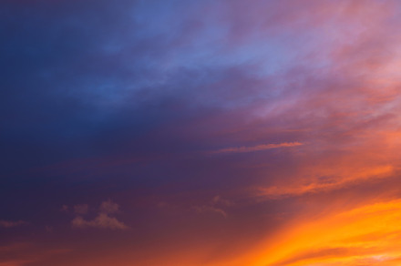 Sky with clouds during sunset., a Background Photo by Landscape and travel