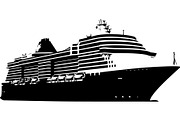 Premium Ship Boat Silhouette Vector, an Animal Illustration by Designer_Momina (Thumbnail 14 of 21)