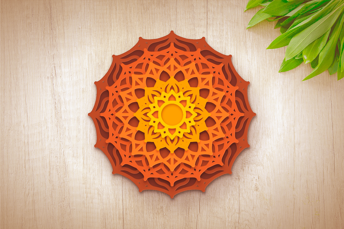 3D Dahlia Flower Design - Cut Files, an Object Graphic by Arshad Ali (Photo 6 of 8)