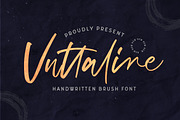 Vuttaline - Handwritten Font, a Script Font by StringLabs (Thumbnail 1 of 9)