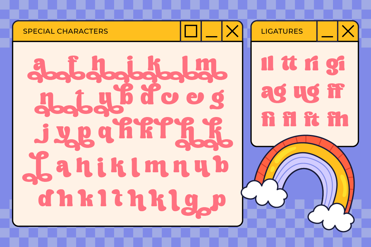 Sugar Peachy - Retro Soft Family, a Serif Font by Dharmas Foundry (Photo 14 of 15)
