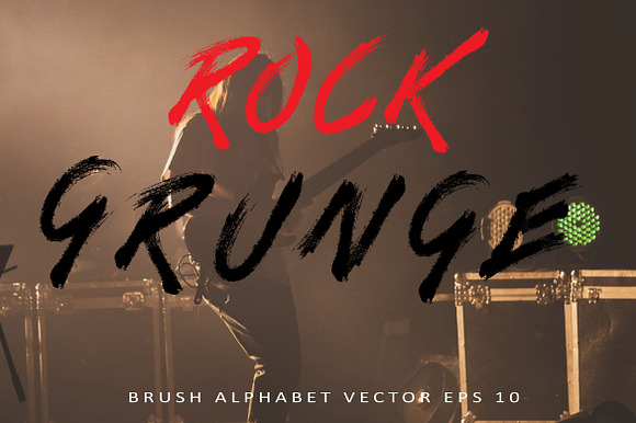 Brush Grunge | Alphabet Vector preview 6