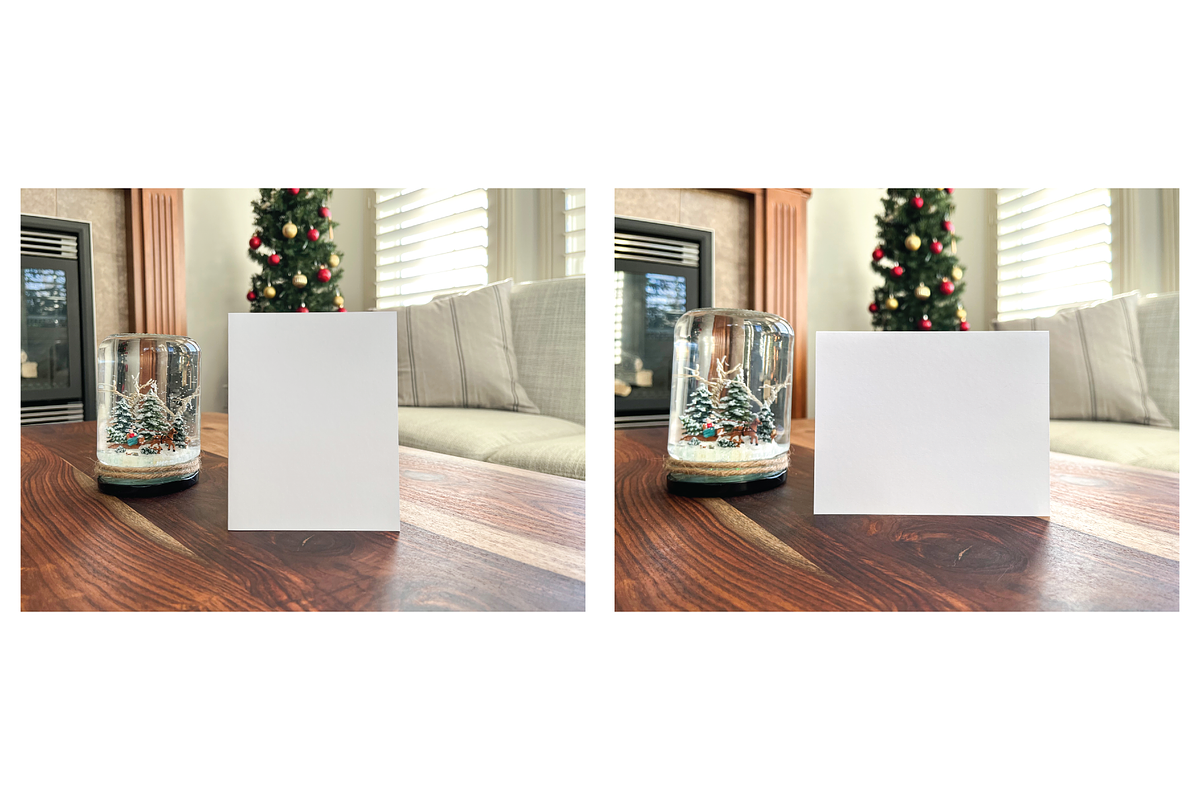 A2 Christmas Card Mockup Bundle, a Household Mockup by Saguaro Digital (Photo 6 of 11)