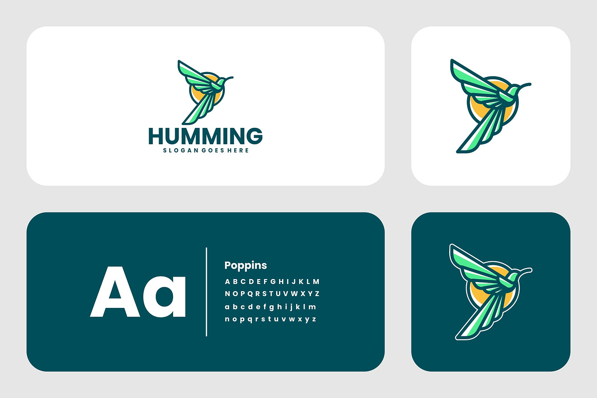 Mascot Humming Bird Logo Design, a Branding & Logo Template by Artnivora.Std (Photo 2 of 4)