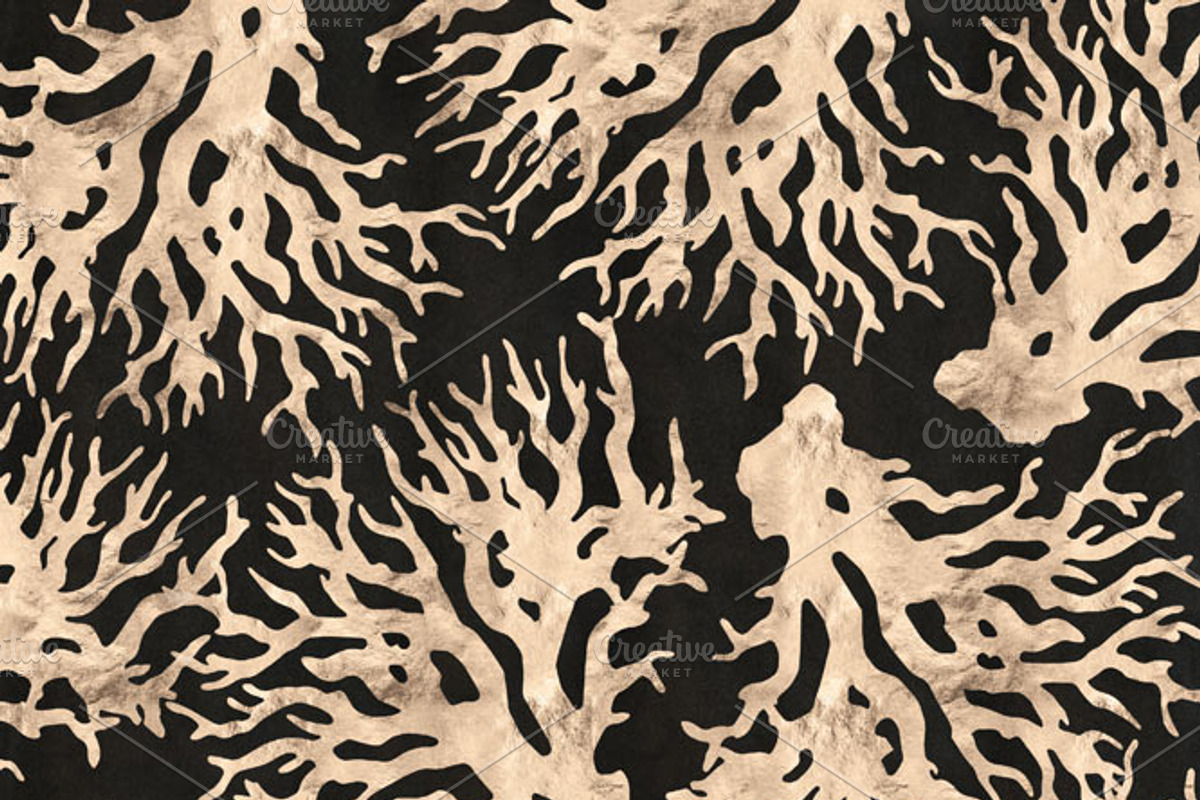 Rose Gold Organic Patterns No.4 preview 2