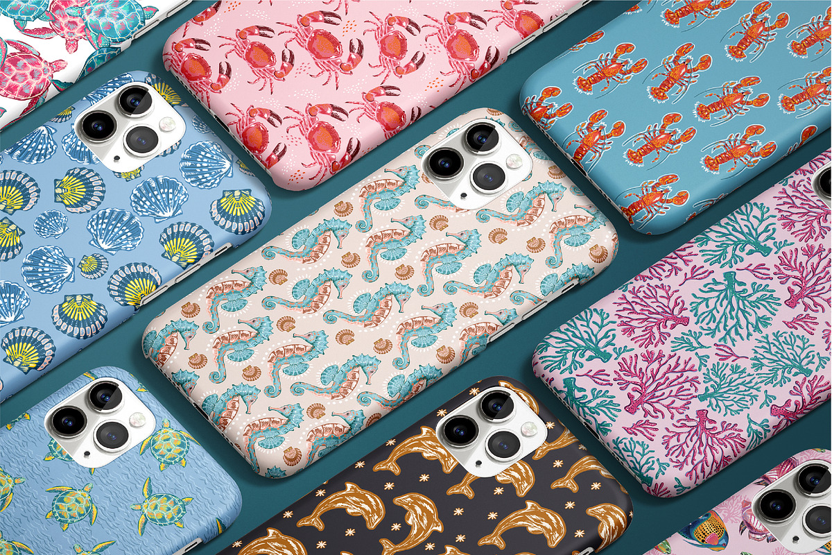 SEA MONSTERS, a Pattern Graphic by MSNTY STUDIOX (Photo 11 of 30)
