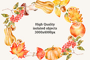 Autumn, Fall watercolor clipart, a Seasonal Illustration by Eves_Aquadreams (Thumbnail 10 of 12)