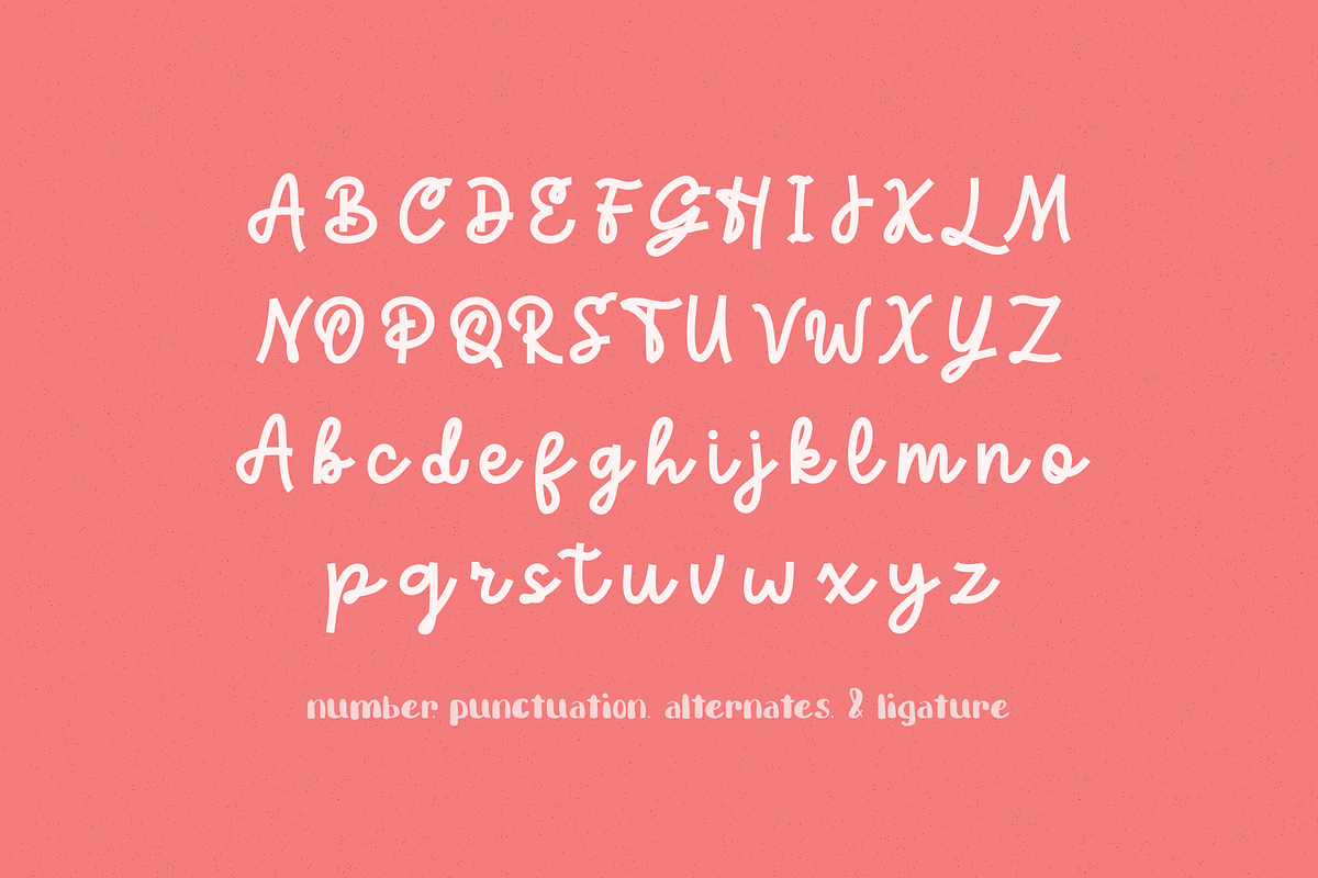Daisy Delight - Blooming Font Duo, a Handwritten Font by Helotype (Photo 7 of 9)