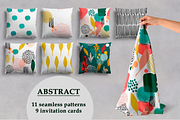 Set of seamless abstract patterns., a Pattern Graphic by DeMih (Thumbnail 1 of 11)