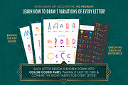 Modern Art Deco Lettering Toolkit, a Brush Add-On by Nico-Ng (Thumbnail 6 of 11)