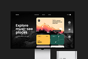 Hero Headers Figma Template, an UI Kit Template by Hammad Arif (Thumbnail 4 of 5)