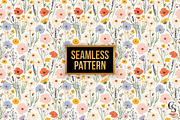 Cottagecore Autumn Embroidery Paper, a Pattern Graphic by Creative Store (Thumbnail 4 of 5)