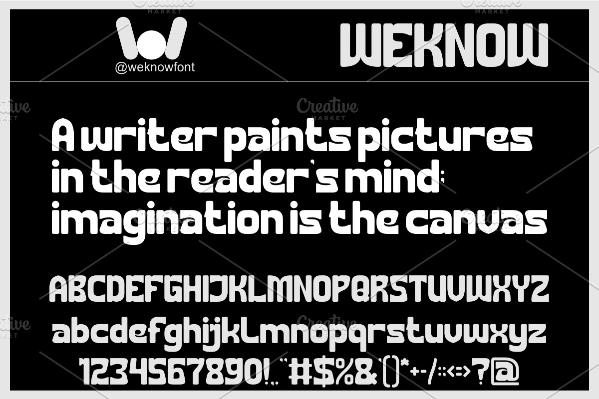 The Writer Font, a Sans Serif Font by weknow (Photo 2 of 8)