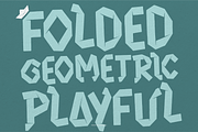 Origraph | Origami Font, a Font by Denustudios (Thumbnail 2 of 12)