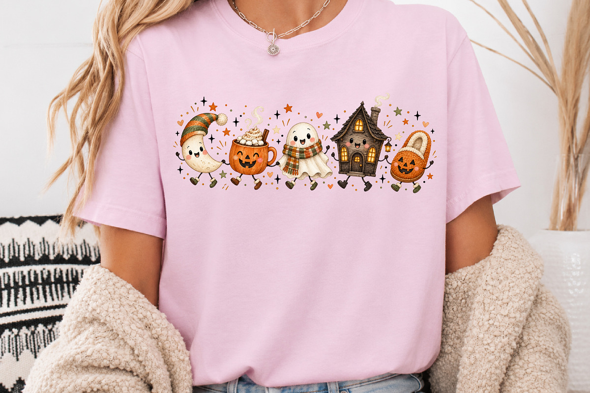 Halloween Characters Doodle PNG, a Seasonal Illustration by Rose Art (Photo 3 of 4)
