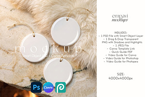 Ornament Mockup Set of 3