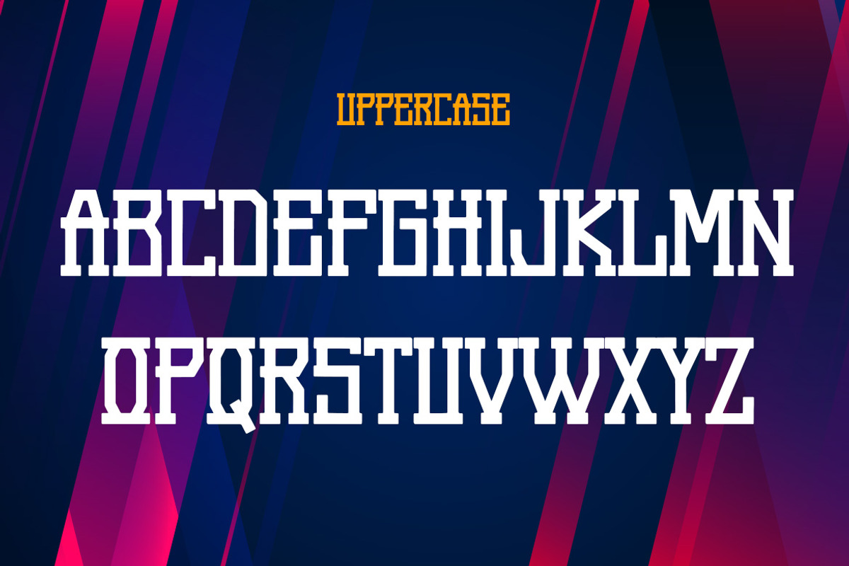 HELDAY - SPORT DISPLAY FONT, a Slab Serif Font by ENATIVE (Photo 2 of 5)