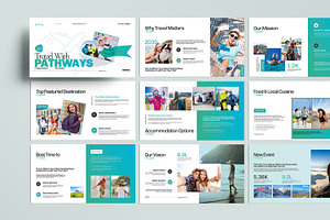 Travel With Pathways Presentation, a Presentation Template by MightyDesign