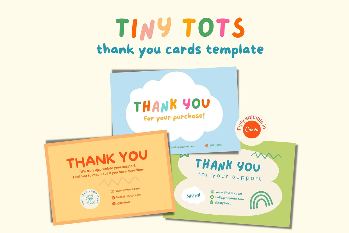 Thank You Cards Templates, a Card Template by Hell Yeah Designs (Photo 2 of 6)